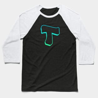 Letter T - Outline Baseball T-Shirt